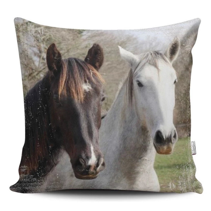 Capa Almofada Horse Print 45cm x 45cm - Bom Galope