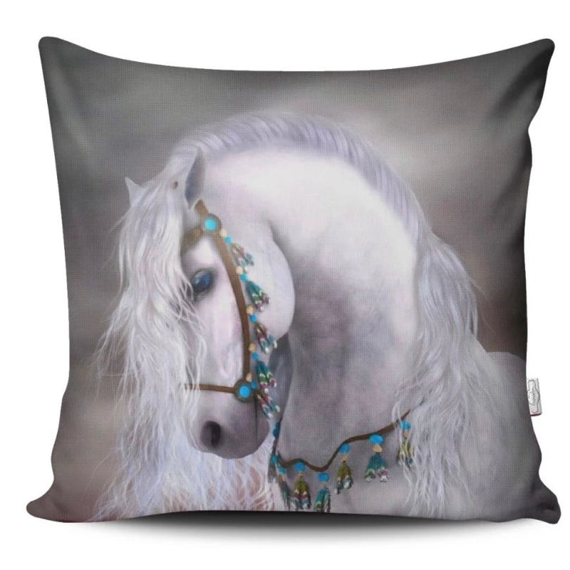 Capa Almofada Horse Print 45cm x 45cm - Bom Galope