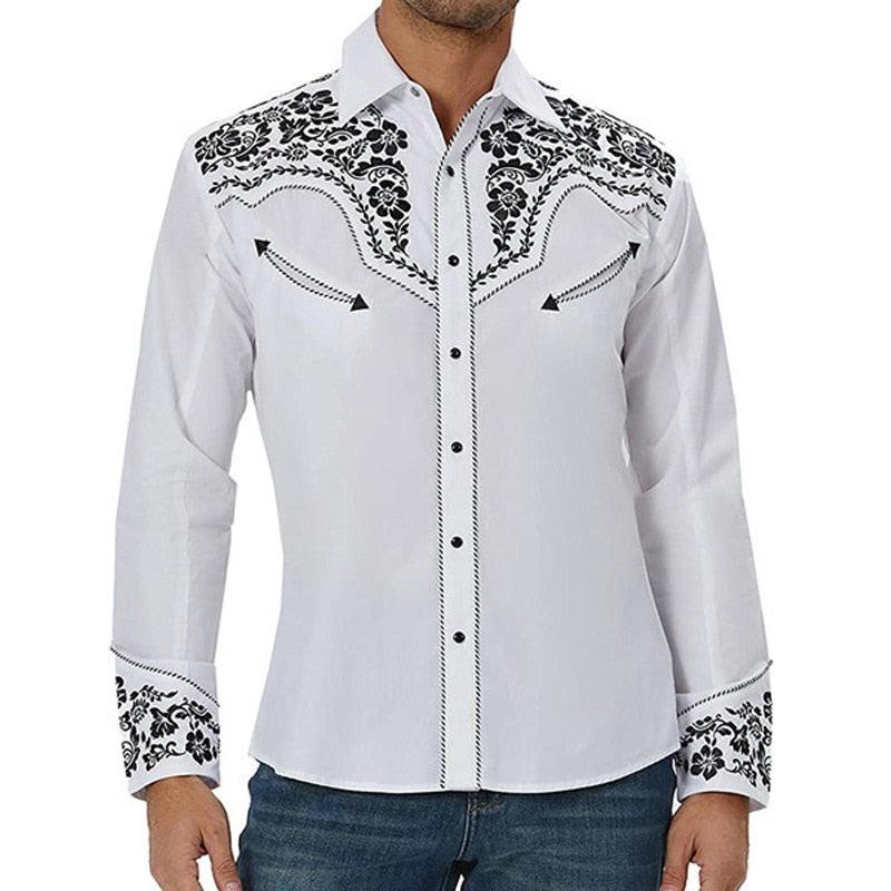 Camisa Western Vintage Masculina - Bom Galope