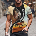 Camiseta Horse Print Manga Curta - Bom Galope