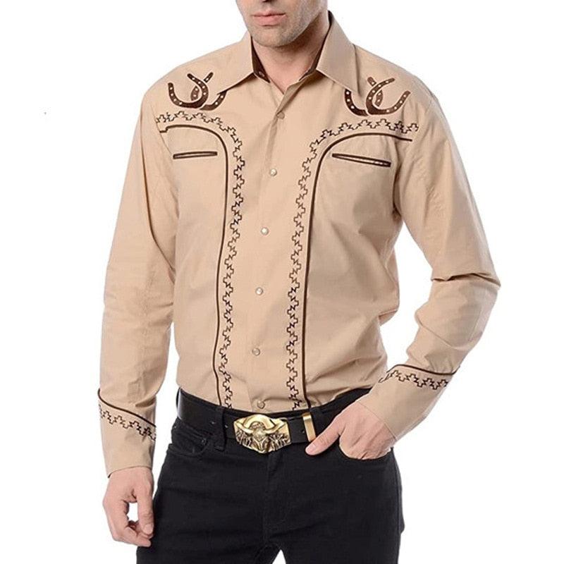 Camisa Western Vintage Masculina - Bom Galope