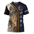 Camiseta Horse Print Manga Curta - Bom Galope