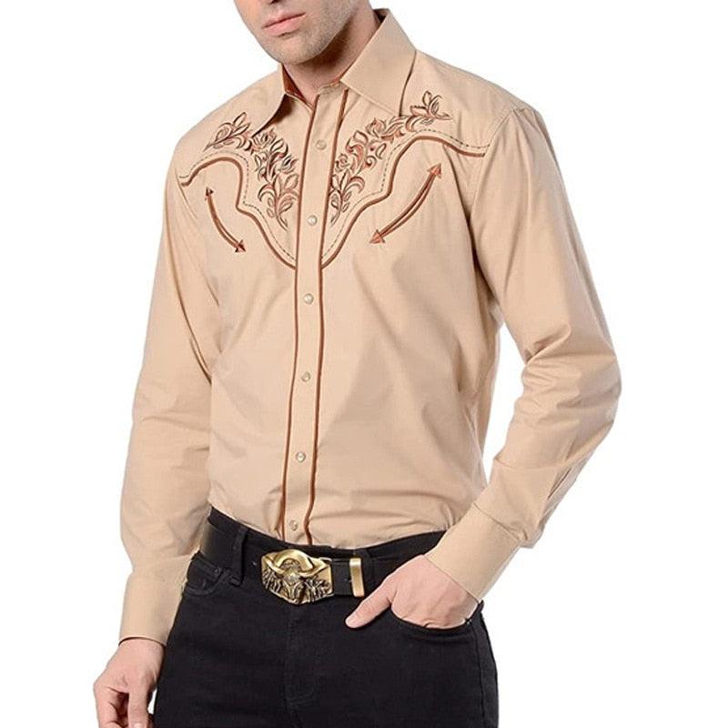 Camisa Western Vintage Masculina - Bom Galope