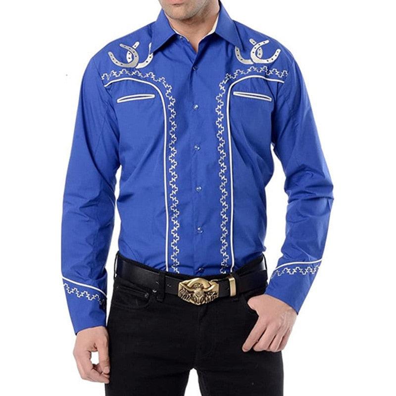 Camisa Western Vintage Masculina - Bom Galope