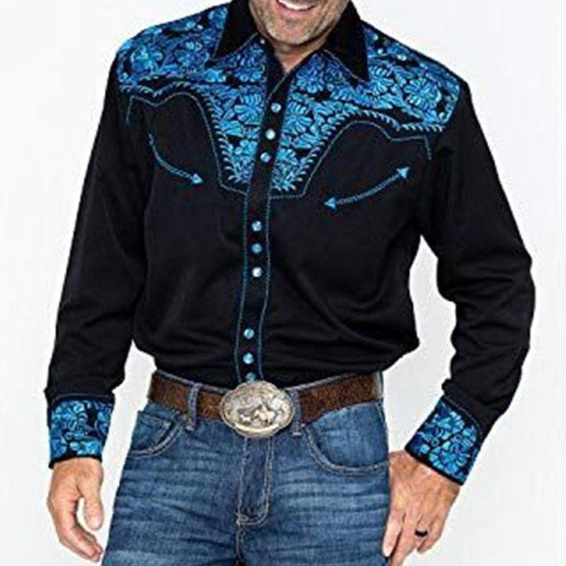 Camisa Western Vintage Masculina - Bom Galope