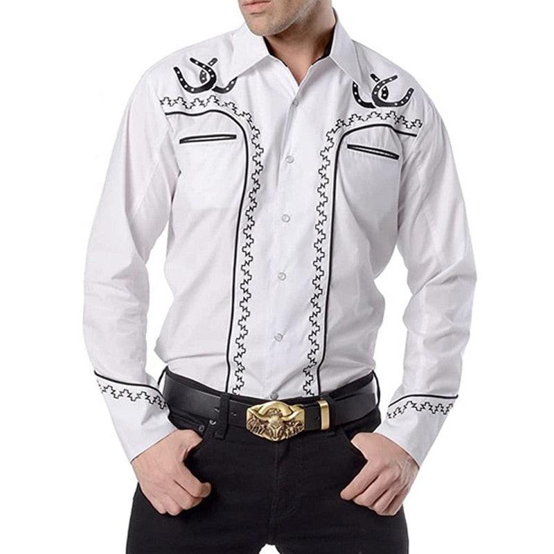 Camisa Western Vintage Masculina - Bom Galope