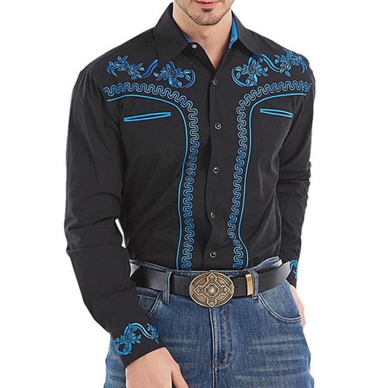 Camisa Western Vintage Masculina - Bom Galope