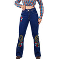 Calça Jeans Country Bordada - Bom Galope