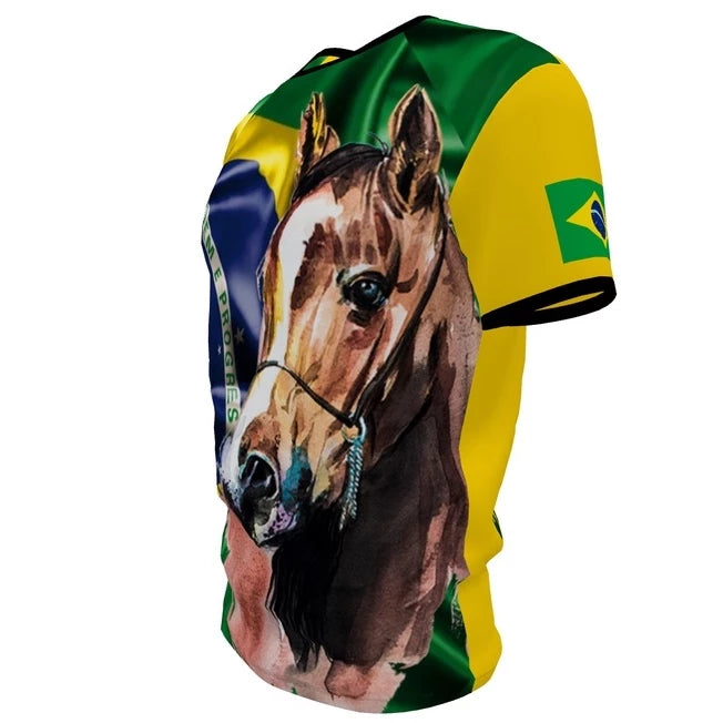 Camisa Brasil Cavalgada - Bom Galope