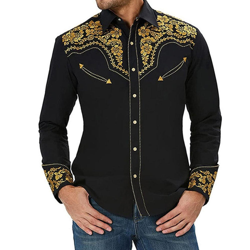 Camisa Western Vintage Masculina